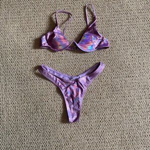Iridescent bikini by Shein